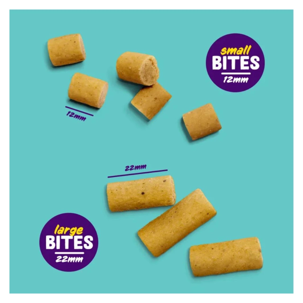 Edgard & Cooper Top Dog Bites laks og kylling 50 g - bløde hundegodbidder